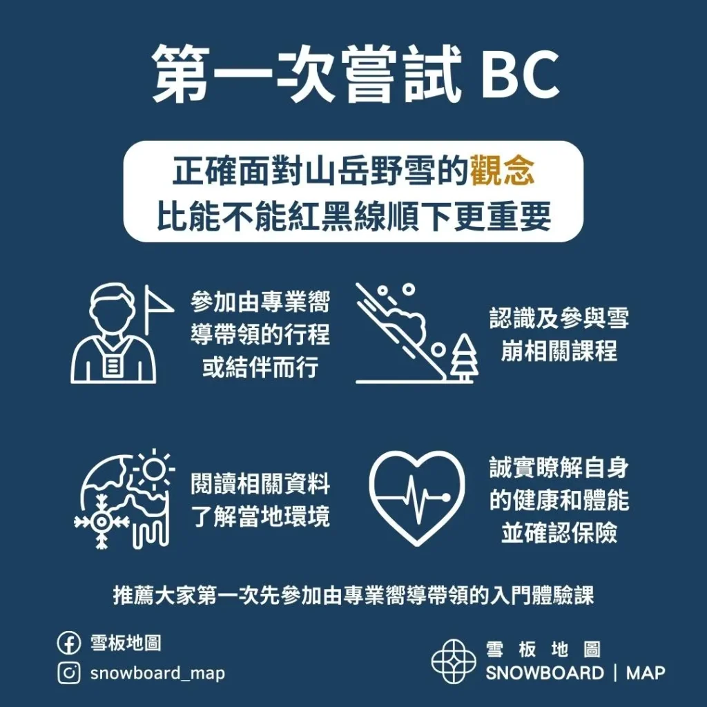正確面對山岳野雪的觀念比能不能紅黑線順下更重要